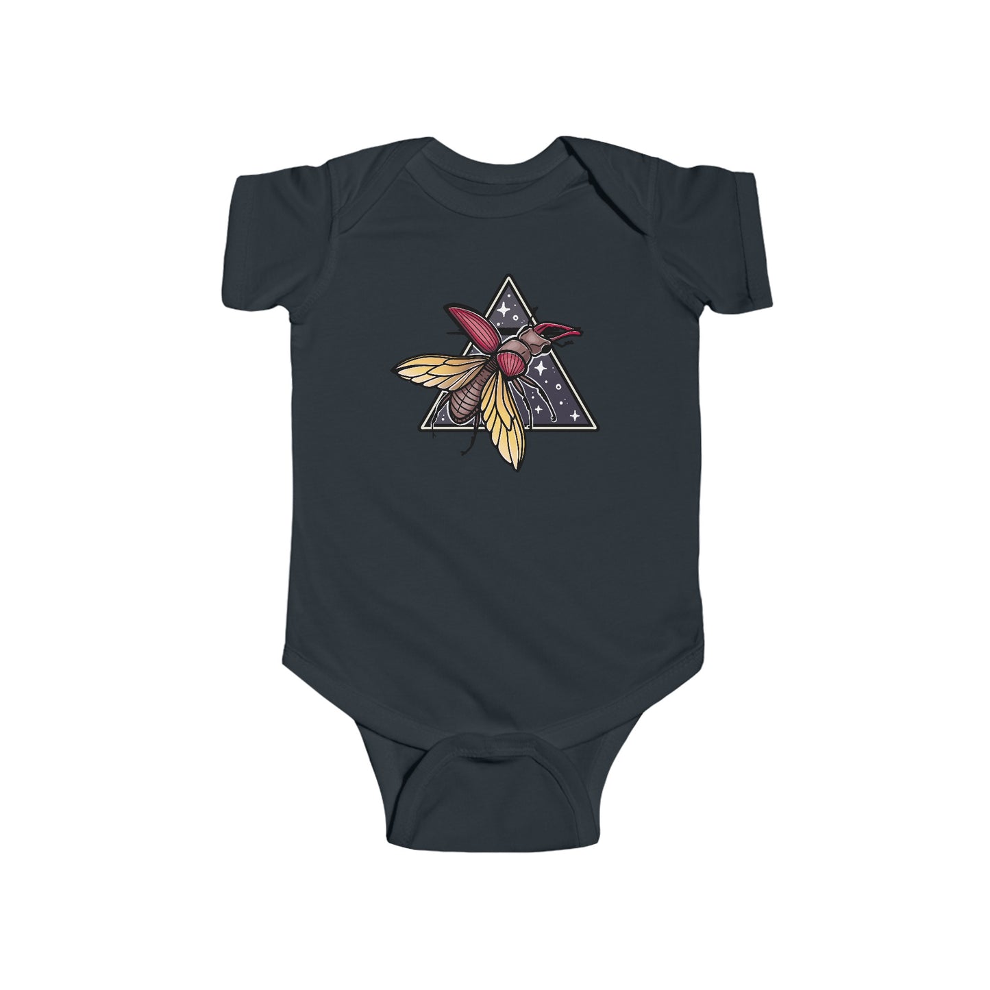 Stag Beetle Air Baby Onesie, Curiosities, Oddities, Alt Baby Onesie, Goth Baby, Gothic Baby, Goth Kids, Gothic Kids