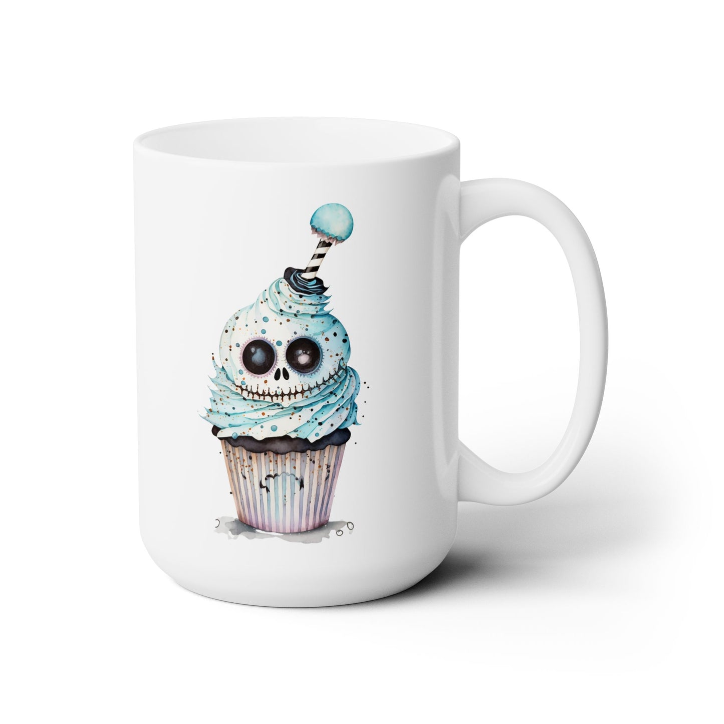 Spooky Cupcake Ceramic Mug 15oz