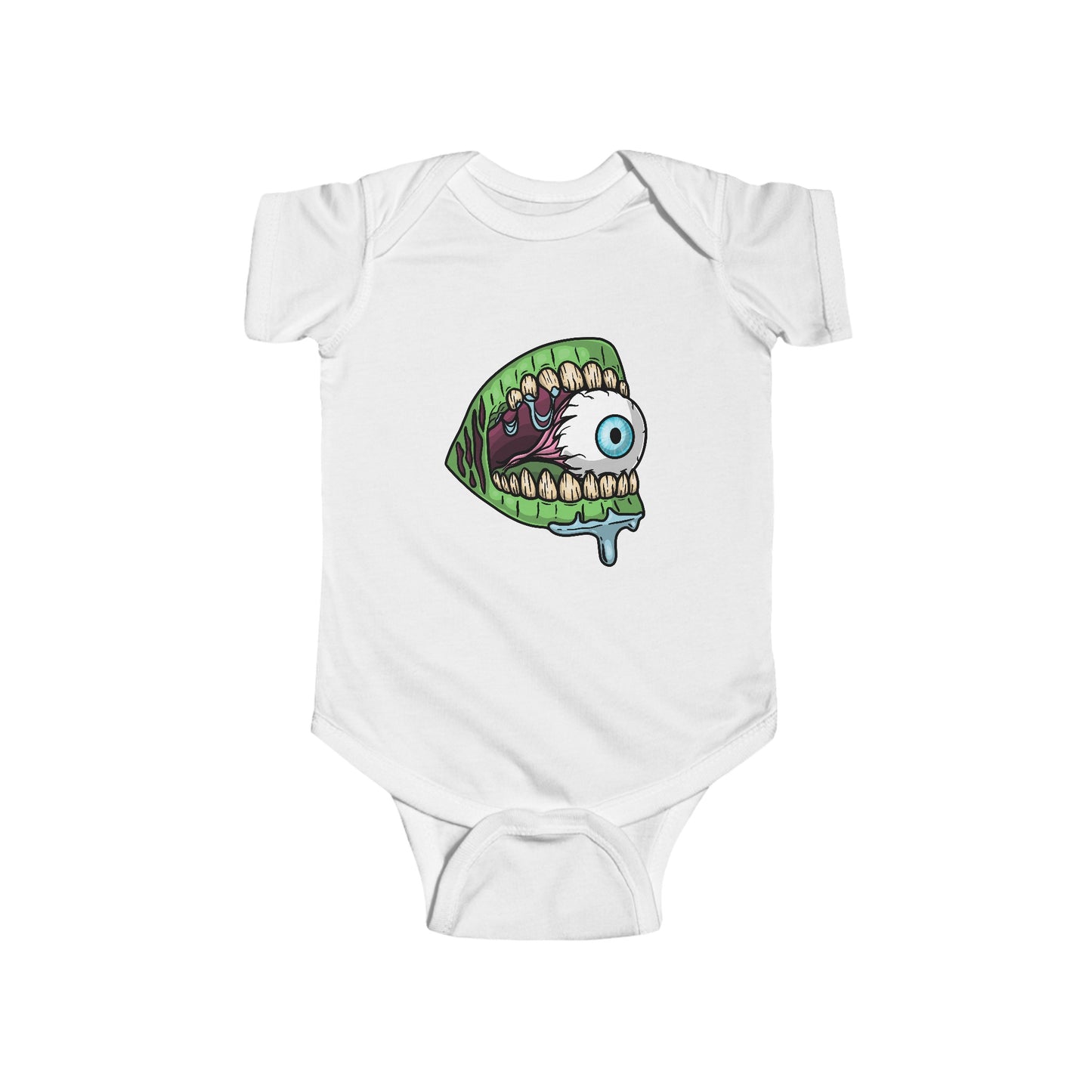 Zombie Teeth Infant Fine Jersey Bodysuit