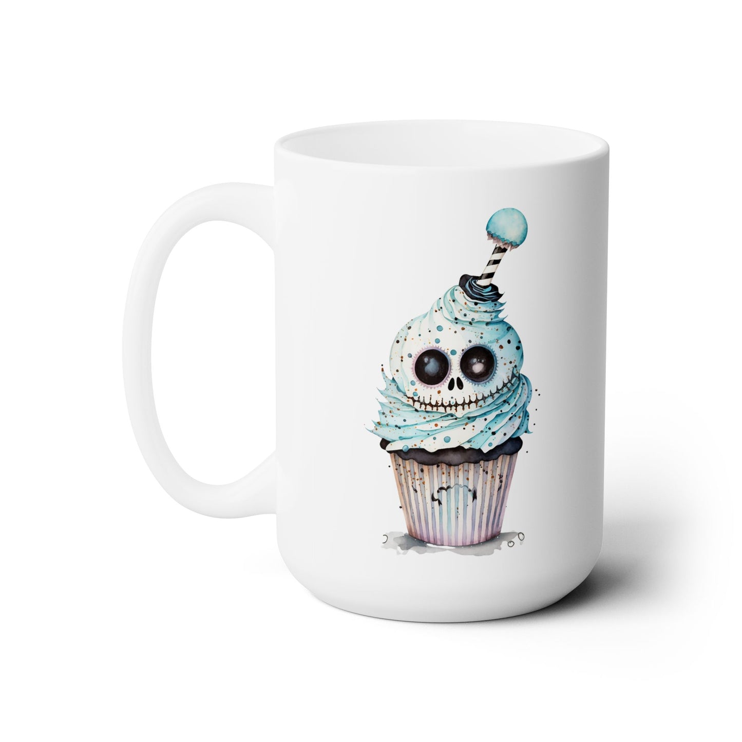 Spooky Cupcake Ceramic Mug 15oz