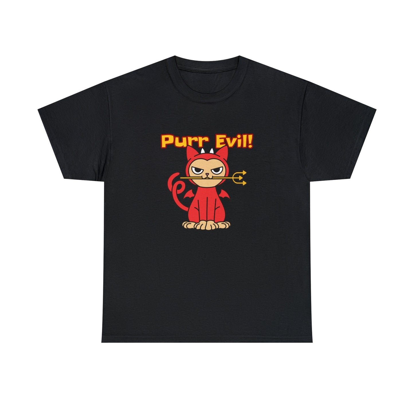 Purr Evil Unisex Heavy Cotton Tee